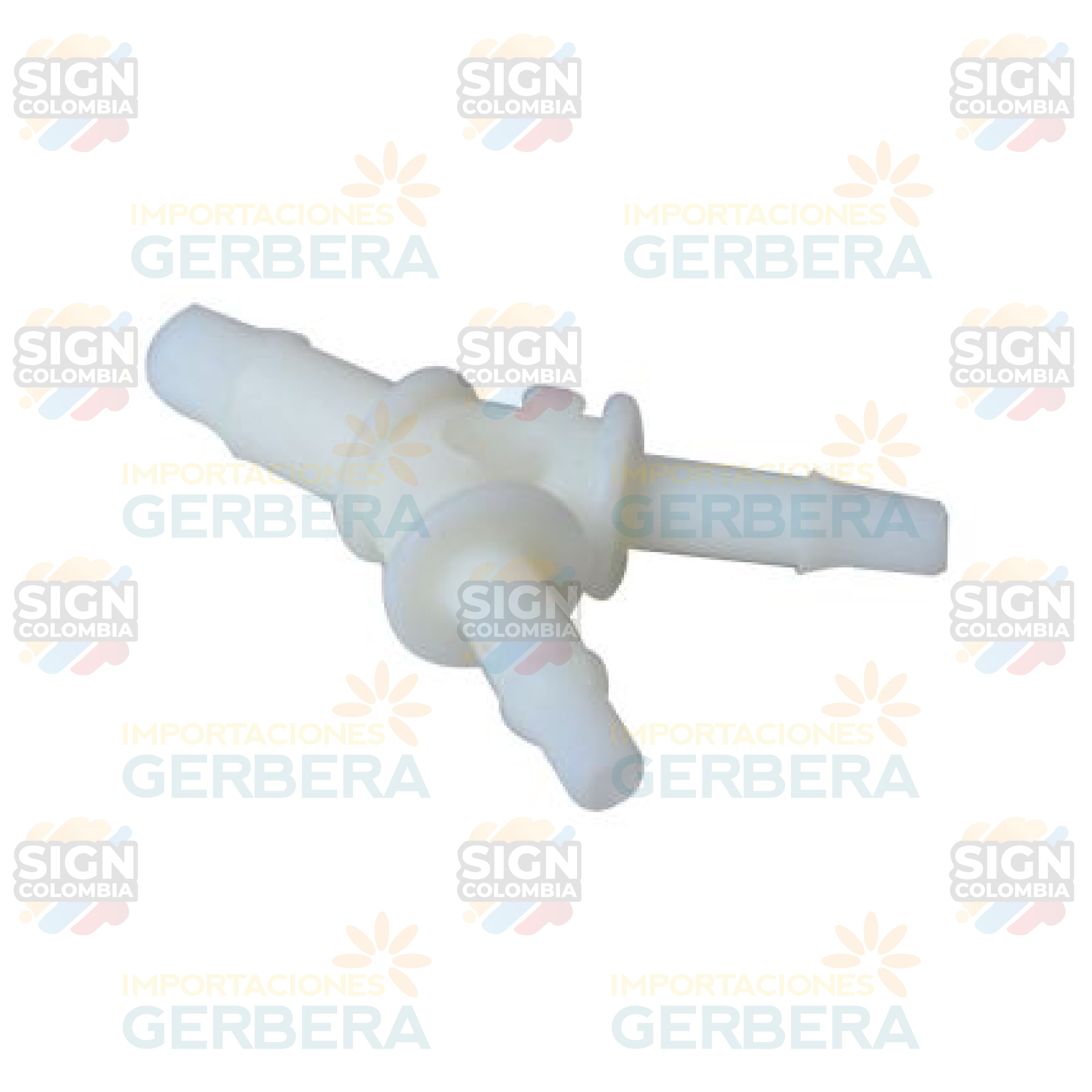 Tubo adaptador 3 entradas I.D 2.3mm / 2.8mm / 3mm - SIGN COLOMBIA Plotter de corte